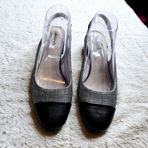 Life‎ Stride Soft System Slipon 8.5M low heels. Slingback pump. Was $89.99 Work - Picture 3 of 10